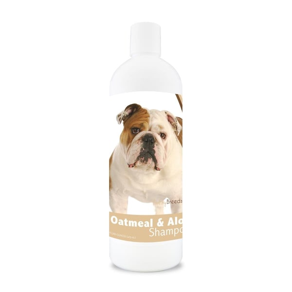 Healthy Breeds 16 oz Bulldog Oatmeal Shampoo with Aloe 840235103950 - main